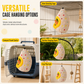 ⏳Time-Limited Special⏰Hanging Cotton Bird Nest Hammock – Double-Layer Fleece Warmth, Enclosed Oval Nesting Cave & Durable Metal Hook – Cozy Winter Hideout for Small Birds 🥚