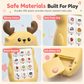📱 Cartoon Deer Baby Toy Phone Bilingual Early Educational Simulation Smartphone with Music and Stories for Toddlers
