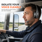🚛 Wireless Bluetooth Call Center Headset with ENC Environmental Noise Cancellation and Auto Pairing for Customer Service and Truck Drivers