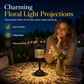 🌞 Outdoor Iron Table Lamp Peony Shaped Decorative Atmosphere Light 🌸
