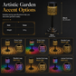 🌞 Outdoor Iron Table Lamp Peony Shaped Decorative Atmosphere Light 🌸