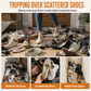 👠 Over the Door Hanging Storage Bag with 20 Mesh Pockets Large Capacity Non-Woven Multi-Layer Organizer for Household Storage