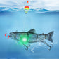 🐟 Multi-Jointed Electronic Fishing Lure with LED Light