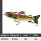 🐟 Multi-Jointed Electronic Fishing Lure with LED Light