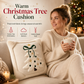 🎄 Embroidered Christmas Tree Throw Pillow Cover with Bow 45x45cm Decorative Cushion Cover for Living Room Sofa 🧸