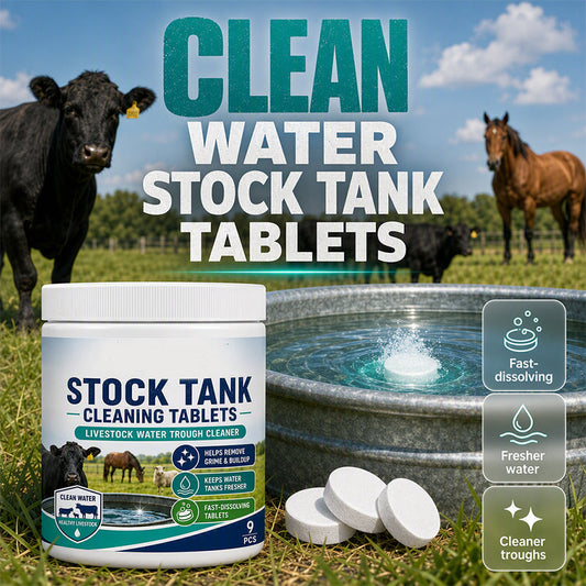 ⏳Limited-time 50% off💥Clean Stock Tanks Instantly! Effervescent Water Tank Cleaning Tablets