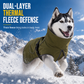 🐕 Thickened Warm Winter Dog Coat Cotton Padded for Medium and Large Dogs 🔥