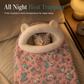 🐾 Semi Enclosed Warm Sleeping Bag Bed Soft Deep Sleep Pet Cave Nest and Quilt for Cats and Small Dogs