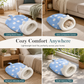 🐾 Semi Enclosed Warm Sleeping Bag Bed Soft Deep Sleep Pet Cave Nest and Quilt for Cats and Small Dogs