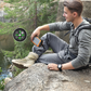 ☀️ Solar Power Bank with Built-in Cables & Flashlight