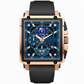 ⌚ LIMITED-TIME 50% OFF! ✨ Men's Skeleton Watch – Square Face, Chronograph, Silicone Strap 🌀