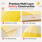 🖍️ Pencil Shaped Self Adhesive Anti Collision Soft Wall Sticker Tatami Headboard Cushion for Kids Bedroom and Kindergarten