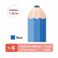 🖍️ Pencil Shaped Self Adhesive Anti Collision Soft Wall Sticker Tatami Headboard Cushion for Kids Bedroom and Kindergarten