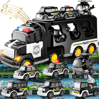 🚓 Save 50%! 🎁 7‑in‑1 Wind‑Up Truck – Fun gift for kids aged 3–5 ✨