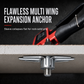 Manual Rivet Nut Gun and Petal Nut Tightening Tool for M3-M8 Hollow Wall Anchors