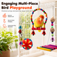 ⏳Limited-time 50% off💥Parrot Toy Set with Swing Perch and Chewing Toys for Bird Cage Decoration and Boredom Relief