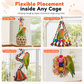⏳Limited-time 50% off💥Parrot Toy Set with Swing Perch and Chewing Toys for Bird Cage Decoration and Boredom Relief