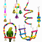 ⏳Limited-time 50% off💥Parrot Toy Set with Swing Perch and Chewing Toys for Bird Cage Decoration and Boredom Relief