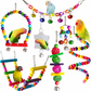 ⏳Limited-time 50% off💥Parrot Toy Set with Swing Perch and Chewing Toys for Bird Cage Decoration and Boredom Relief
