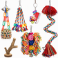 ⏳Limited-time 50% off💥Parrot Toy Set with Swing Perch and Chewing Toys for Bird Cage Decoration and Boredom Relief