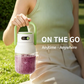 ⏳Limited-time 50% off 🥤 Portable Blender: 12-Blade, 1000ml, Digital Display, USB Rechargeable, Dual-Lid