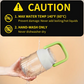 ⏳Limited-time 50% off 🥤 Portable Blender: 12-Blade, 1000ml, Digital Display, USB Rechargeable, Dual-Lid