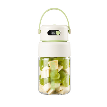 ⏳Limited-time 50% off 🥤 Portable Blender: 12-Blade, 1000ml, Digital Display, USB Rechargeable, Dual-Lid