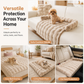 ⏳Limited-time 50% off🐾 Plush Pet Furniture Protector: Faux Fur, Anti-Scratch, Non-Slip Back, Quilted
