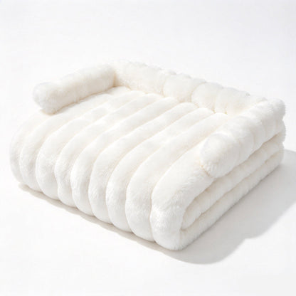 ⏳Limited-time 50% off🐾 Plush Pet Furniture Protector: Faux Fur, Anti-Scratch, Non-Slip Back, Quilted