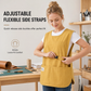 ⏳Limited-time 50% off💥Waterproof and Oilproof Kitchen Vest Apron Breathable Sleeveless Workwear for Catering and Food Service