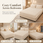 ⏳Limited-time 50% off💥Soft Rabbit Plush and Milk Velvet Fitted Sheet Mattress Cover Dustproof Mattress Protector