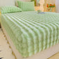 ⏳Limited-time 50% off💥Soft Rabbit Plush and Milk Velvet Fitted Sheet Mattress Cover Dustproof Mattress Protector