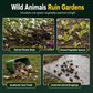 ⏳Limited-time 50% off🐾 Solar Animal Repellent: Dual Deterrent Horns, Smart Motion Sensor, Waterproof, for Garden & Yard