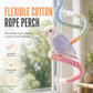 ⏳Limited-time 50% off💥Colorful Cotton Rope Parrot Perch Bendable Bird Climbing Rope Swing Toy with Fixed Ends