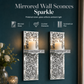 ⏳Limited-time 50% off💥Set of 2 Silver Mirrored Crystal Candle Holders with Acrylic Crushed Diamonds for Living Room Dining Room Home Decor