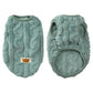 ⏳Limited-time 50% off💥Warm Double Sided Fleece Pet Sweatshirt with Cable Knit Design Autumn Winter Dog Clothes for Small Dogs Teddy and Bichon