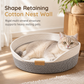 ⏳Limited-time 50% off💥Integrated Cat Bed and Scratching Board with Removable Cushion Durable Scratch Resistant Round Cat Nest for Indoor Cats
