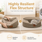 ⏳Limited-time 50% off💥Integrated Cat Bed and Scratching Board with Removable Cushion Durable Scratch Resistant Round Cat Nest for Indoor Cats