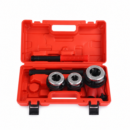 🔥50% OFF🔧Manual Pipe Threading Tool Kit – Ratchet Handle & Die Heads, Cut Clean Pipe Threads with Less Effort 🛠️