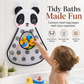 ⏳Time-Limited Special⏰Cartoon Animal Bath Toy Organizer Mesh Storage Bag with Suction Cups for Kids Bathroom