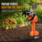 ⏳Time-Limited Special⏰ Cordless Handheld Mini Tiller Cultivator 21V Lithium Battery Powered Portable Garden Soil Loosener and Weeder for Home Yard