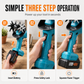 ⏳Time-Limited Special⏰ Cordless Handheld Mini Tiller Cultivator 21V Lithium Battery Powered Portable Garden Soil Loosener and Weeder for Home Yard