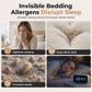 Cordless Mattress Handheld Mite Remover with High Suction Green Light Dust Detection and Dual Cup Design for Bedding and Pet Hair