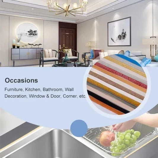 ⏳Limited-time 50% off💥Anti-mould adhesive tape for ceramic tiles (8mm*6m)🧱💛