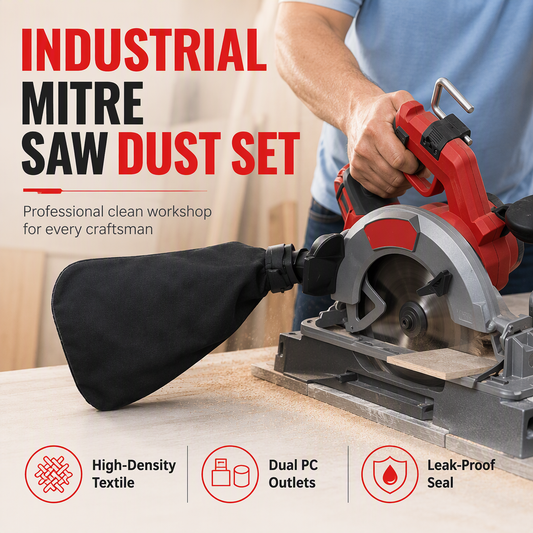 ⏳Limited-time 50% off💥Dust Collection Bag with Steel Wire Clamp for 10 Inch 255 Aluminum and Miter Saw