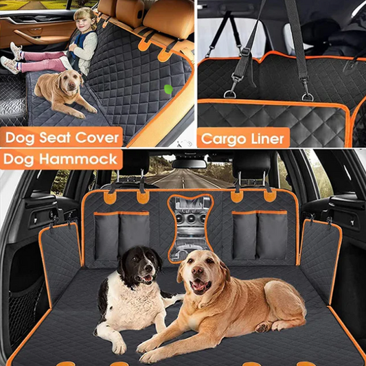 ⏳Limited-time 50% off💥Waterproof Dog Car Back Seat Cover — Anti-Slip & Convertible 🐶