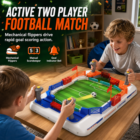 ⏳Limited-time 50% off⏰2 Player Battle Tabletop Soccer Game Interactive Table Football Board Toy for Kids