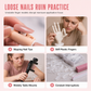 ⏳Limited-time 50% off💥Professional 15 Piece Nail Art Practice Hand and Tool Kit for Training and Salon
