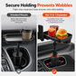 ⏳Limited-time 50% off💥3 in 1 Multifunctional Car Cup Holder Phone Mount with Tray and Storage Organizer🚗📱🥤🍔