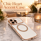 ⏳Limited-time 50% off💥Magnetic Phone Case: Scalloped Borders, Electroplated Trim, Lens Shield, Non-Slip